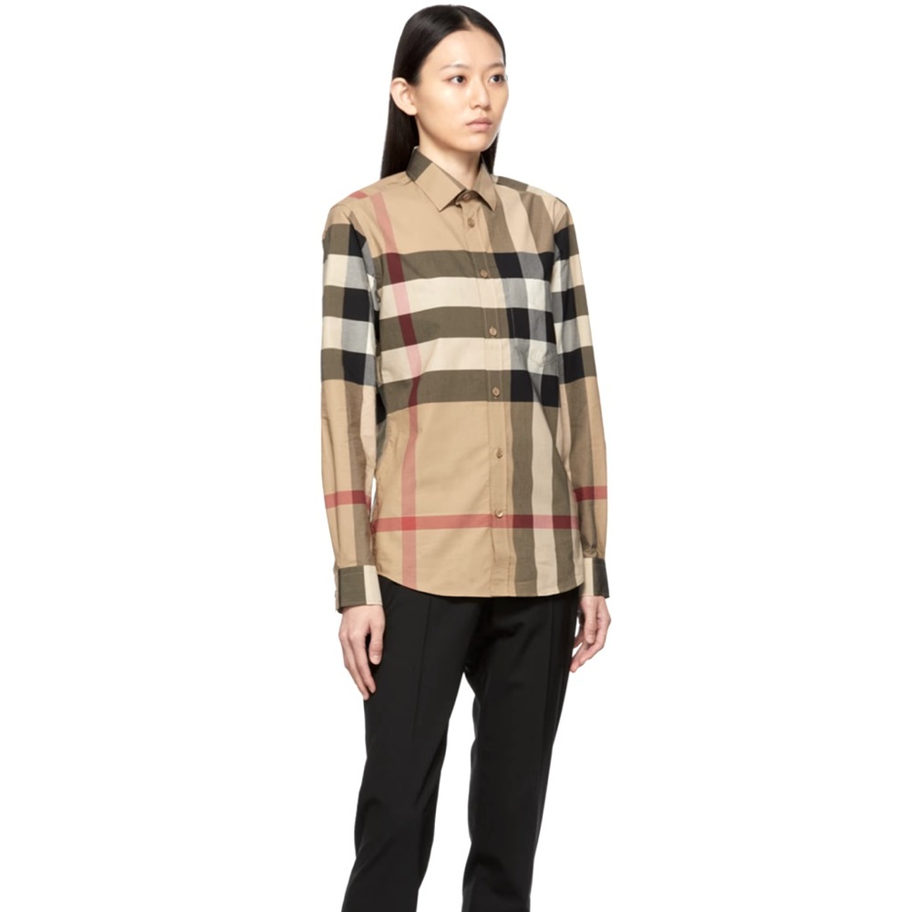 Burberry Brit Check Print Button Up - image 1